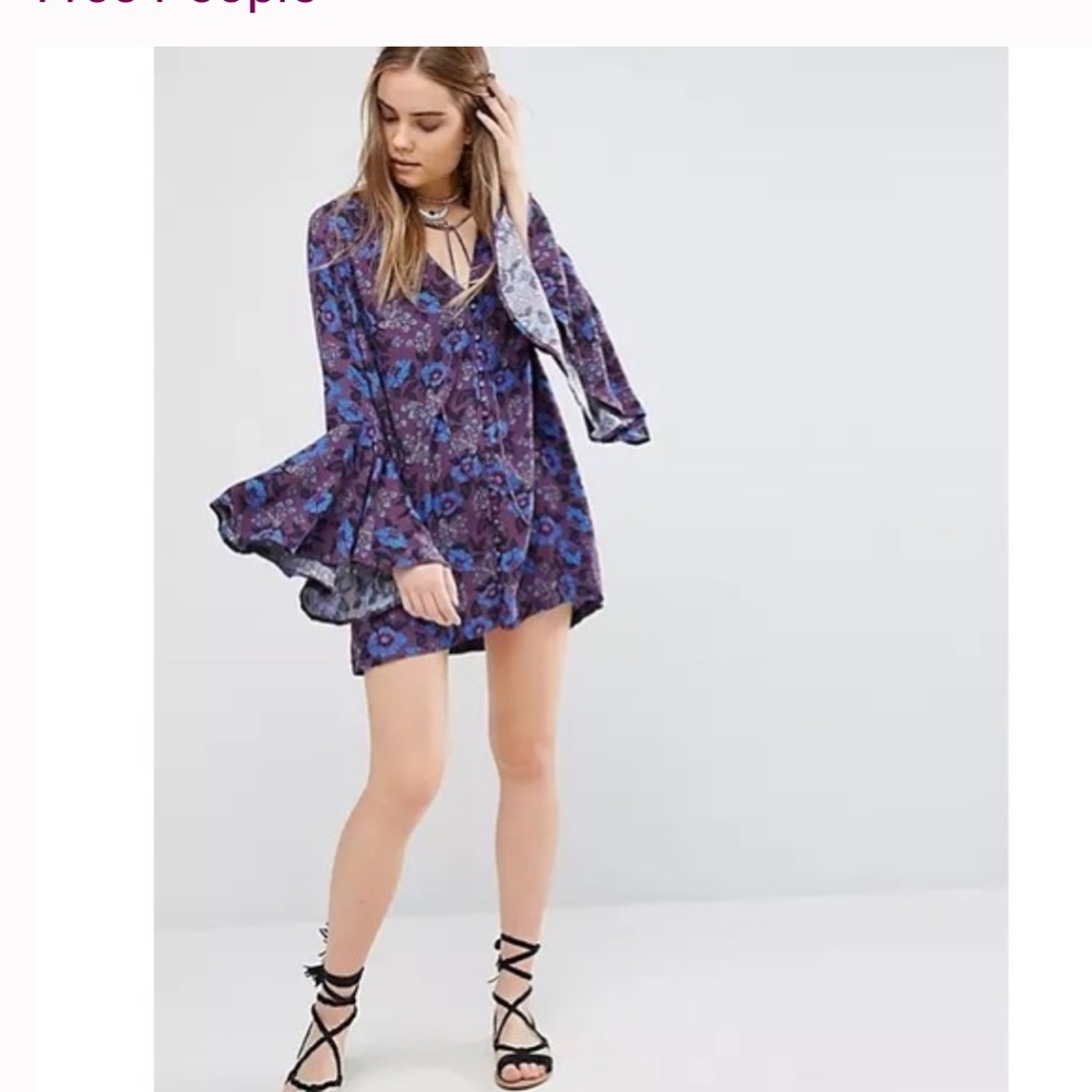 Free People Magic Mystery tunic dress EUC
